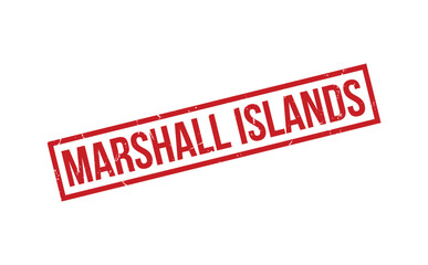 Marshall Islands Rubber Stamp Seal Vector
