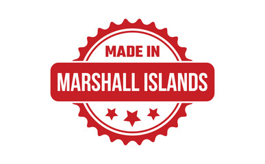 Made In Marshall Islands Rubber Stamp