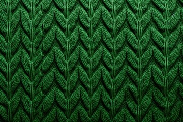 Vibrant Green sweater pattern. Color texture. Generate Ai