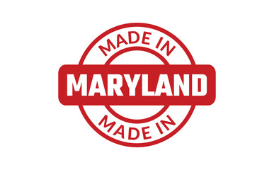 Made In Maryland Rubber Stamp