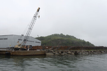 Seaport Slavyanka in Primorsky Krai