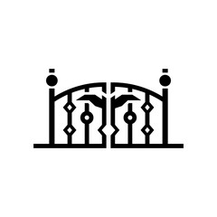Gate logo design in white background