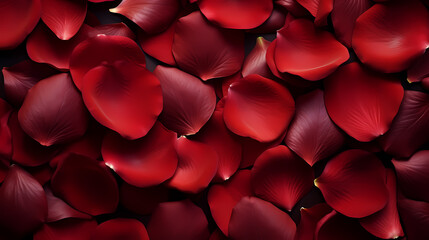 Petals background, Valentine's Day romantic background banner texture