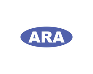 ARA logo design vector template