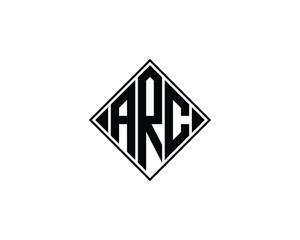ARC logo design vector template