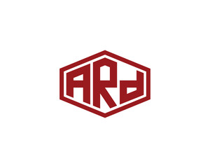 ARD logo design vector template