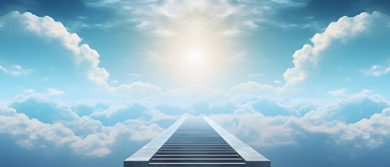 Stair to heaven scenery rendering