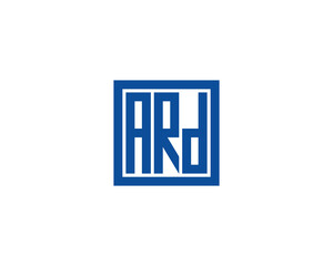 ARD logo design vector template