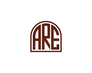 ARE Logo design vector template