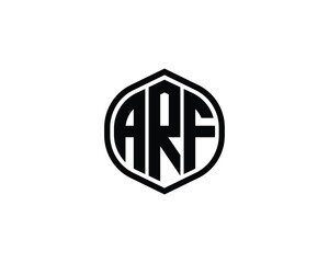 ARF logo design vector template