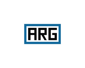 ARG Logo design vector template