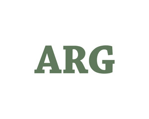 ARG Logo design vector template
