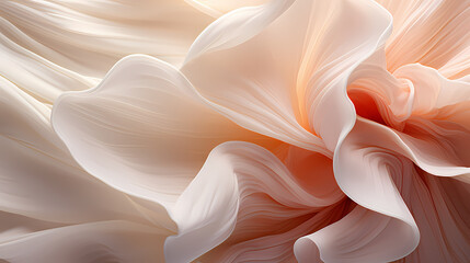 Close-up of scattered petals conveys romance and elegance
