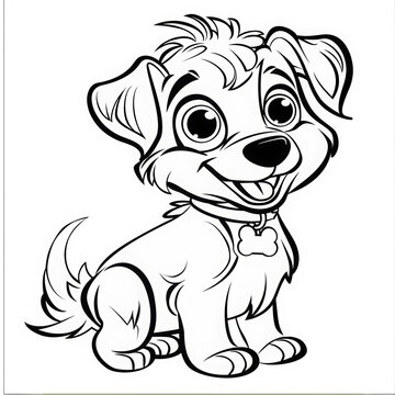 Coloring pictures of dogs
