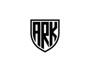 ARK logo design vector template