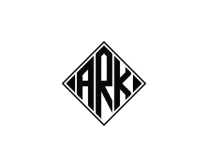 ARK logo design vector template