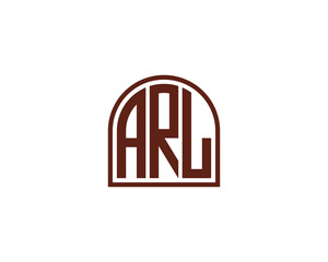 ARL logo design vector template