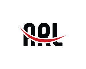 ARL logo design vector template
