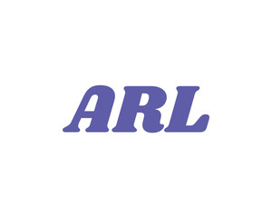 ARL logo design vector template