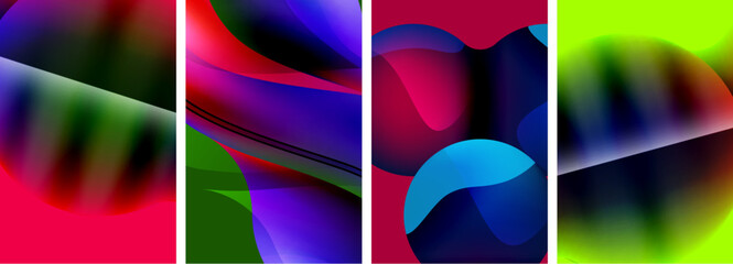 Abstract colors. Abstract backgrounds for wallpaper, business card, cover, poster, banner, brochure, header, website