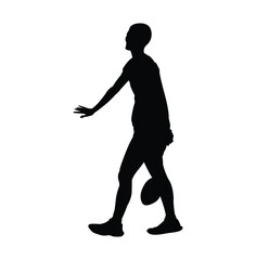 expression and model of a badminton athlete