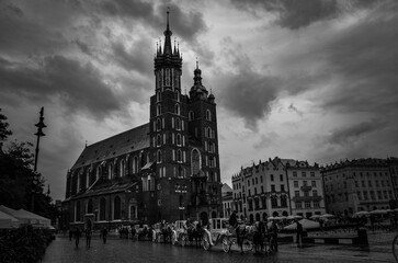 Fototapeta na wymiar Kościół Mariacki w Krakowie 