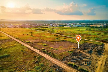 Concept for residential construction, development.