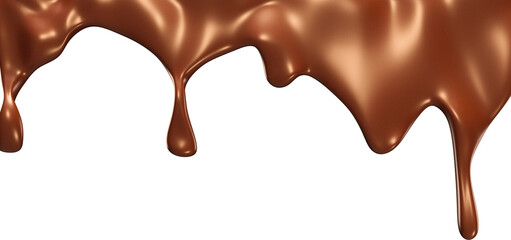melted chocolate dripping 3D