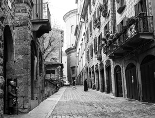 Bergamo, lombardia, italy , citt&agrave; alta