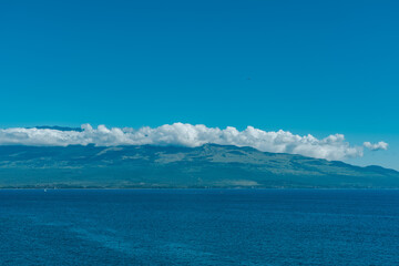 Papawai Scenic Lookout.  Honoapiilani Highway, Wesrt Maui, Hawaii. Haleakalā , or the East Maui Volcano, is a massive, active shield volcano that forms more than 75% of the Hawaiian Island of Maui. 
