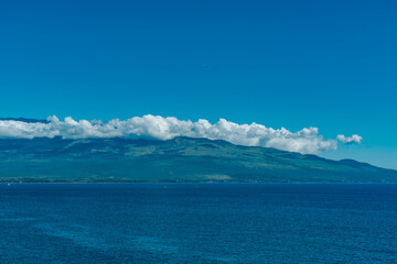 Papawai Scenic Lookout.  Honoapiilani Highway, Wesrt Maui, Hawaii. Haleakalā , or the East Maui Volcano, is a massive, active shield volcano that forms more than 75% of the Hawaiian Island of Maui. 

