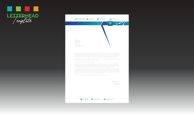 Obraz premium letterhead for any best company use