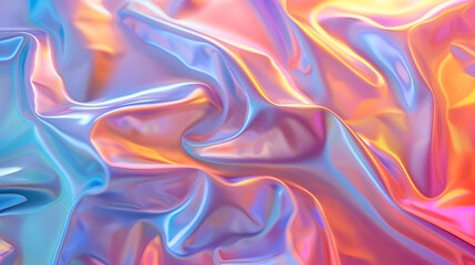 holographic_effect_foil_texture_background, with mesmerizing patterns and vibrant hues, creating an otherworldly ambiance, perfect for futuristic designs, Generative Ai

