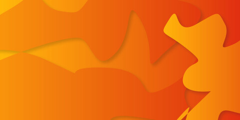 Abstract orange background. Creative vector simple abstract background with waves and liquid. Light elegant dynamic abstract background. Abstract modern minimal nature landscape banner texture. 