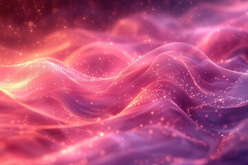 Purple Magic: Dancing Shapes and Ornaments on Abstract Animation Background