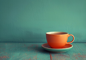 cup of tea Oolong Minimalistic style big empty space