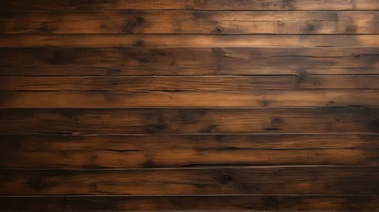 Schilderijen op glas old wood texture, old wood background, Dark wood texture background surface with old natural pattern, Grunge wood wall, generative ai © RANA