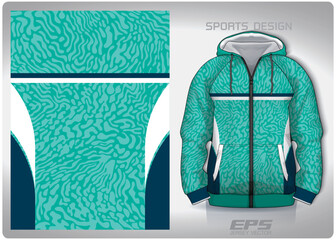 Vector sports hoodie background image.blue green speckled pattern design, illustration, textile background for sports long sleeve hoodie,jersey hoodie.eps