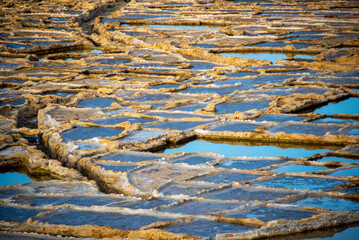 Xwejni Salt Pans on Gozo Island - Malta
