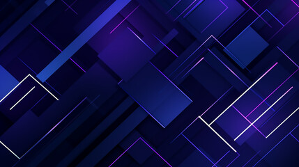 Fototapeta premium abstract gradient color Modern abstract blue background design with layers of material in square shapes in random geometric patterns. 