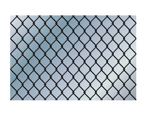 metal grid pattern
