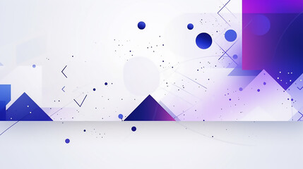 abstract Colorful template banner with gradient color. Design with square shape, wave, line and white background.