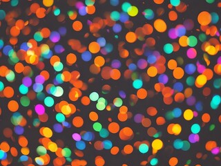 Vibrant Christmas Bokeh Lights and Glittery Decor Celebration