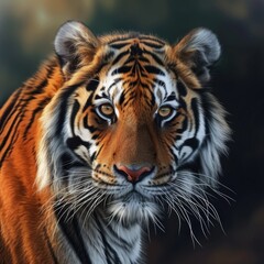 Close-up of a Tiger's Face