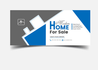 social media cover design, vector template.