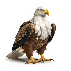 Eagle isolated on white background