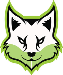 Fox Logo design, Fox sport logo vector , Fox head illustration vector drawing, Mascot Brave Fox Logo design any kind of graphic work, using the concept of a Fox's head, Esport game logo icon