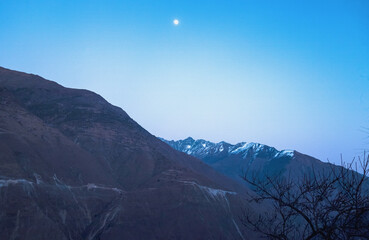 Obraz premium mountain landscape with clouds