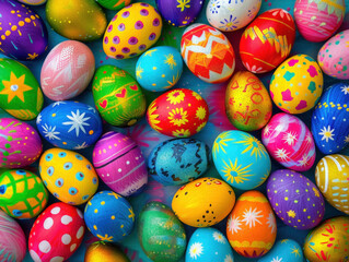 Fototapeta premium Colorful Easter Egg