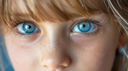 Mesmerizing Gaze: A Close-Up of Captivating Eyes Generative AI
